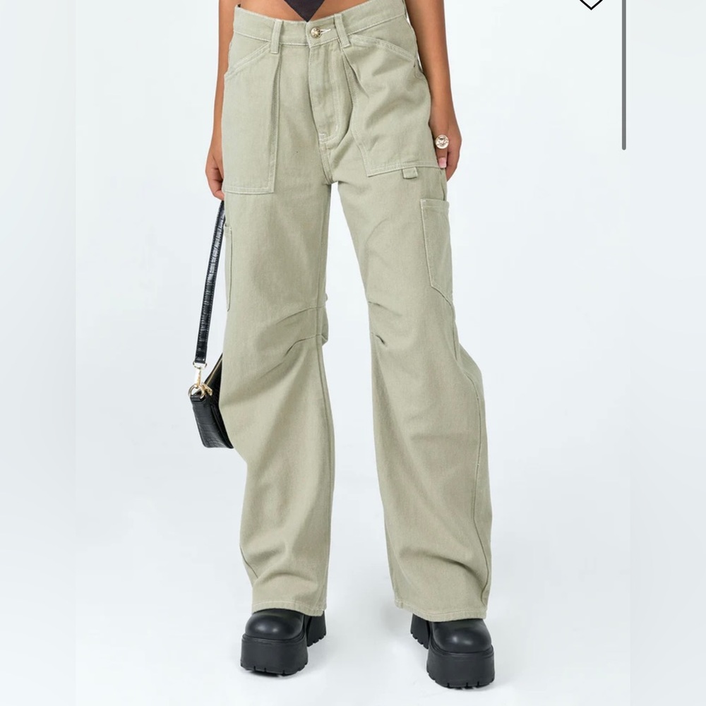 Lioness Miami Vice Pant in Khaki size small